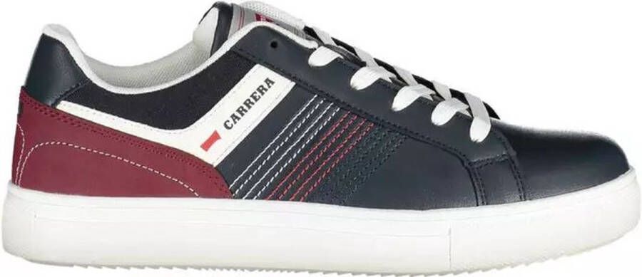 Carrera Blauwe Logo Sneaker met Veters voor Heren Blauw Heren