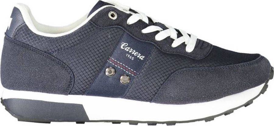 Carrera Blauwe Polyester Sneaker met Contrastdetails Blue Heren