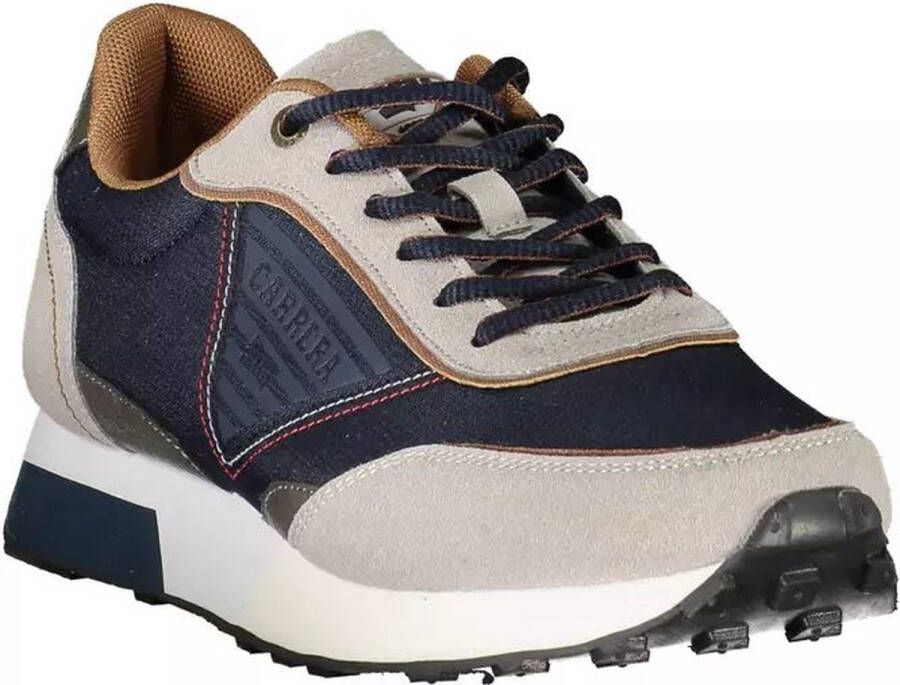 Carrera Polyester Sneaker Met Contrasterende Details En Logo