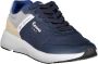 Carrera Blauwe Polyester Sneaker met Veters en Logo Multicolor Heren - Thumbnail 1