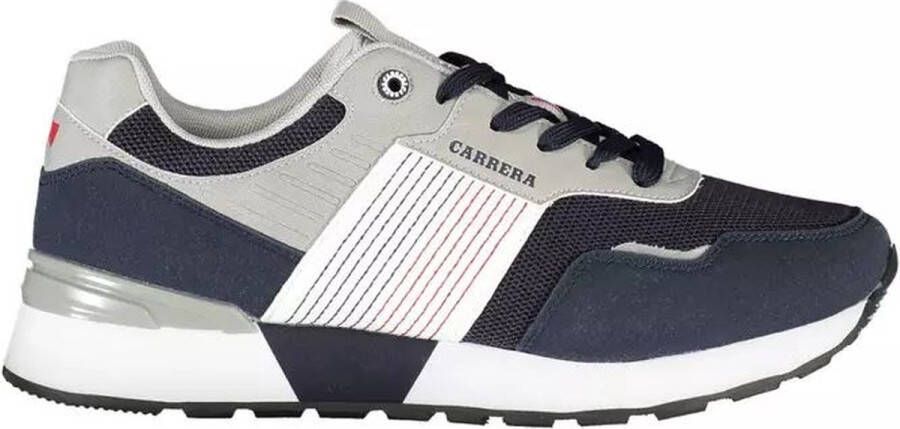 Carrera Blauwe Sportieve Veterschoenen met Contrastdetails Multicolor Heren