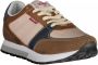 Carrera Bruine Polyester Sneaker met Veters en Logo Multicolor Heren - Thumbnail 1