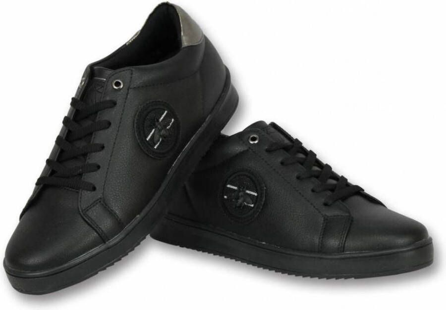 Cash Money Heren Schoenen Heren Sneaker Bee Black CMS16 Zwart Maten: - Foto 1