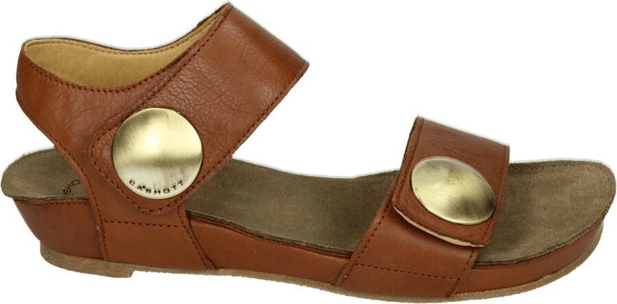 Ca'shott 61200446 Volwassenen Platte sandalenDames Sandalen Cognac - Foto 1