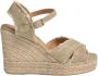 Castañer Verhoog je stijl met Bromelia Espadrille Sleehak Sandalen Beige Dames - Thumbnail 1