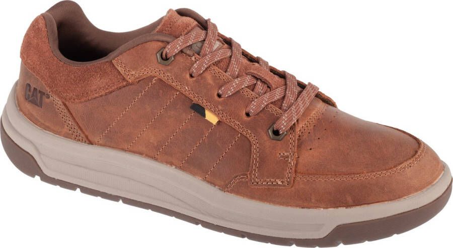 CAT Comfortabele Lage Sneakers Apa Cush Brown Heren