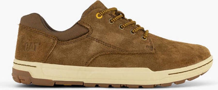 Caterpillar Bruine suede sneaker