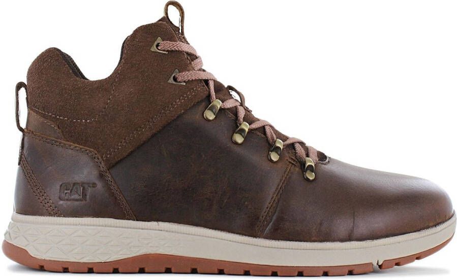 Caterpillar CAT ZEKE Hiker Heren Schoenen Sneaker Boots Leer Bruin P725428