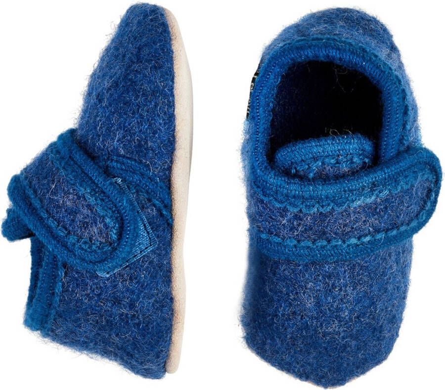 CeLaVi Kinder Baby Schuhe Baby Wool Slippers Blue Melange