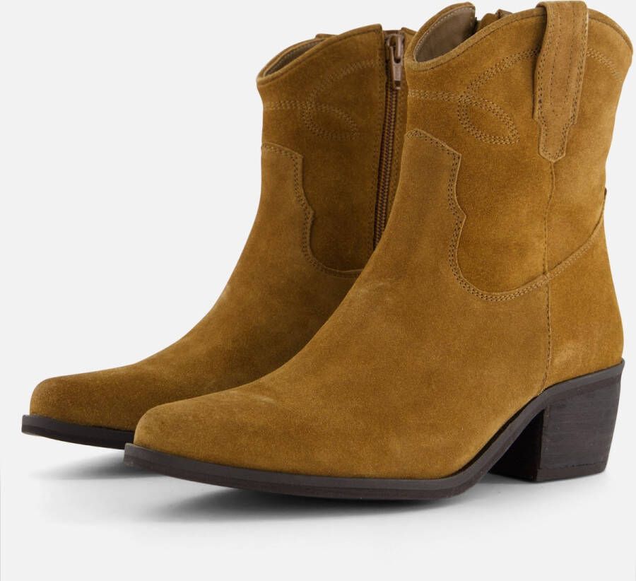 Cellini Cowboylaarzen cognac Suede