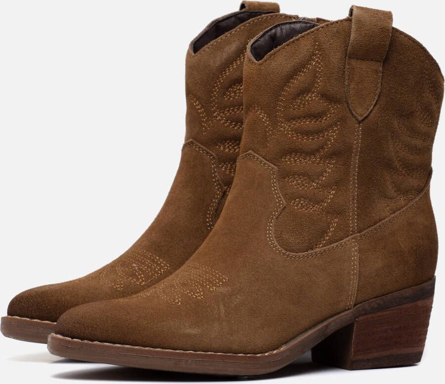 Cellini Cowboylaarzen cognac Suede