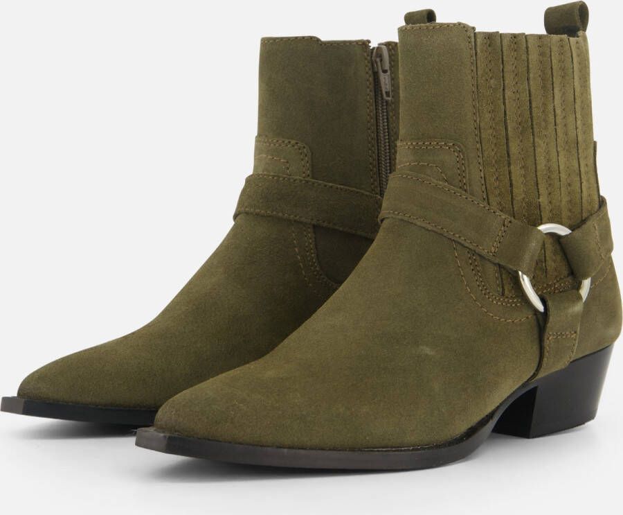 Cellini Cowboylaarzen groen Suede