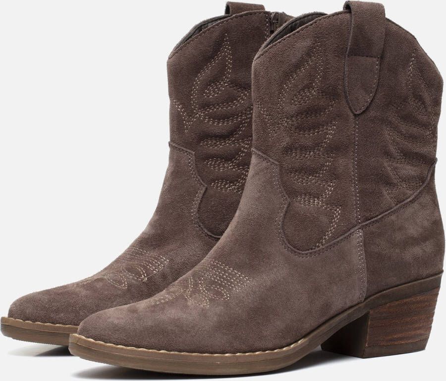 Cellini Cowboylaarzen taupe Suede