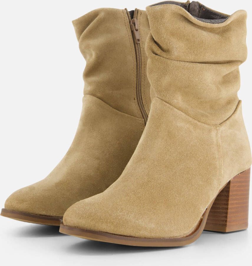 Cellini enkellaarsjes beige Suede