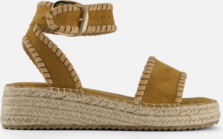 Cellini Espadrilles bruin Textiel