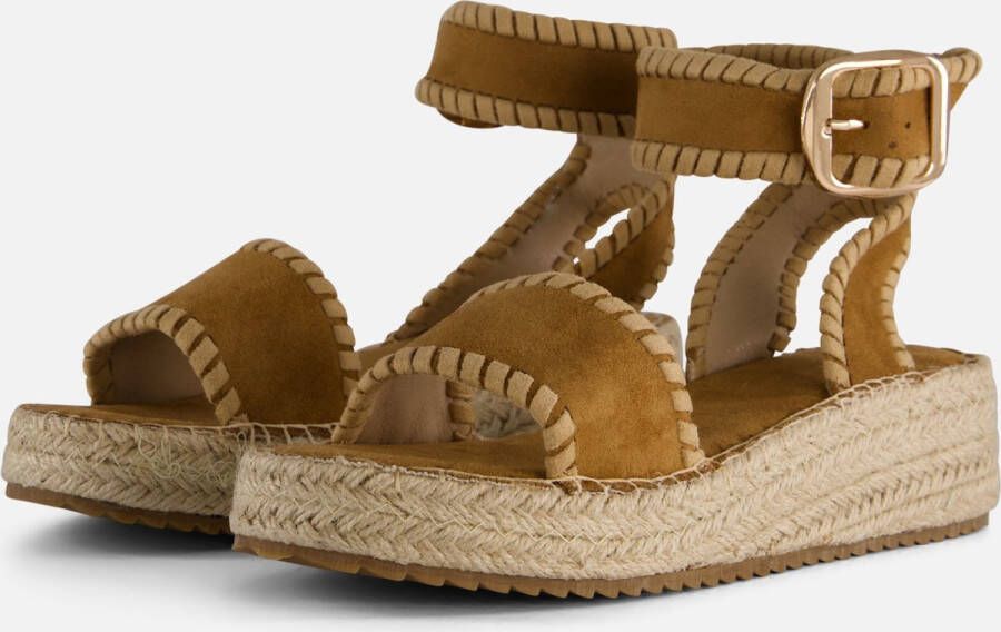 Cellini Espadrilles bruin Textiel