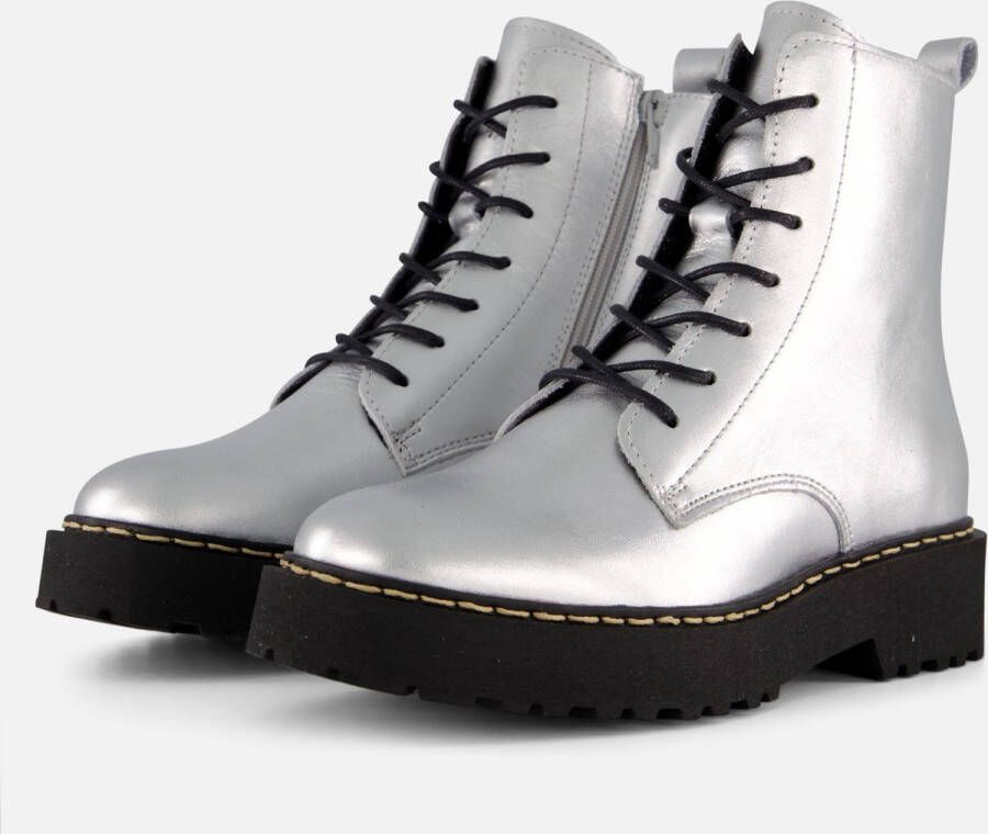 Cellini veterboots zilver metallic