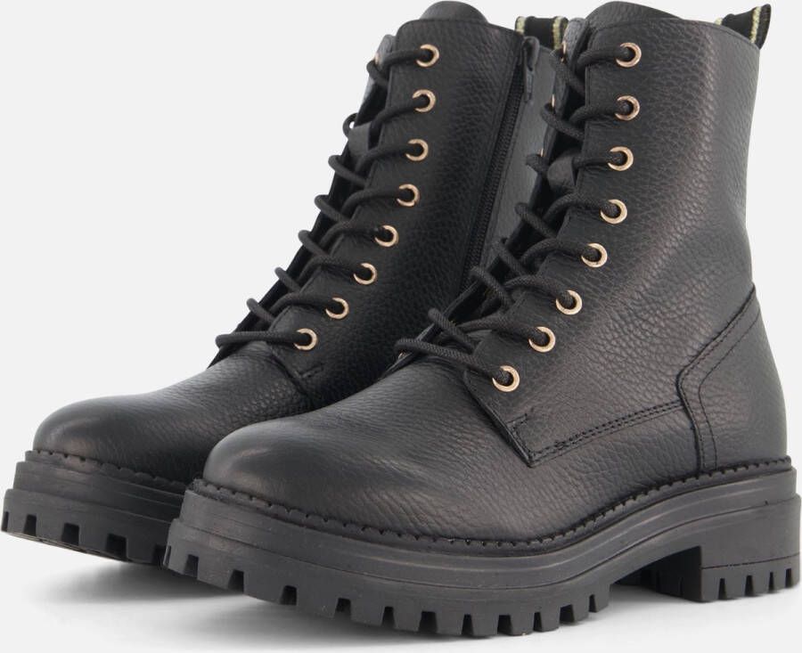 Cellini Veterboots zwart Leer