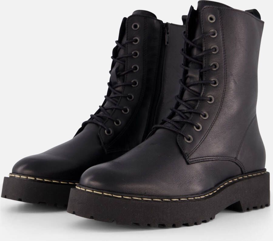 Cellini Veterboots zwart Leer