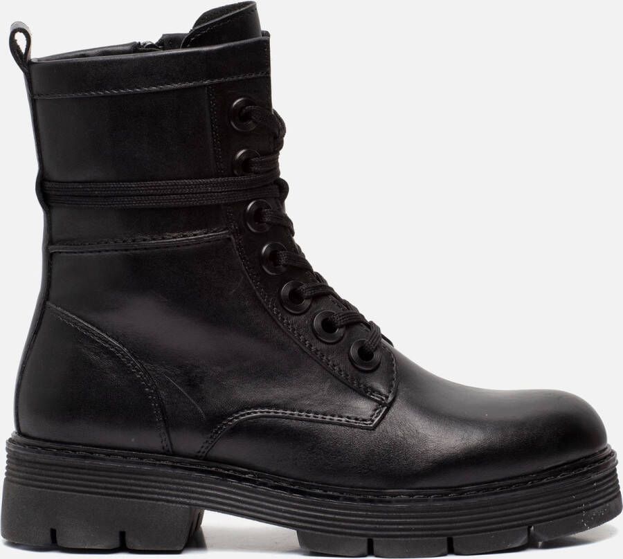 Cellini Veterboots zwart Leer 172503 Dames