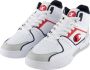 Champion 3 POINT MID heren sneaker basketbal S22119-CHA-WW010 wit blauw rood - Thumbnail 1