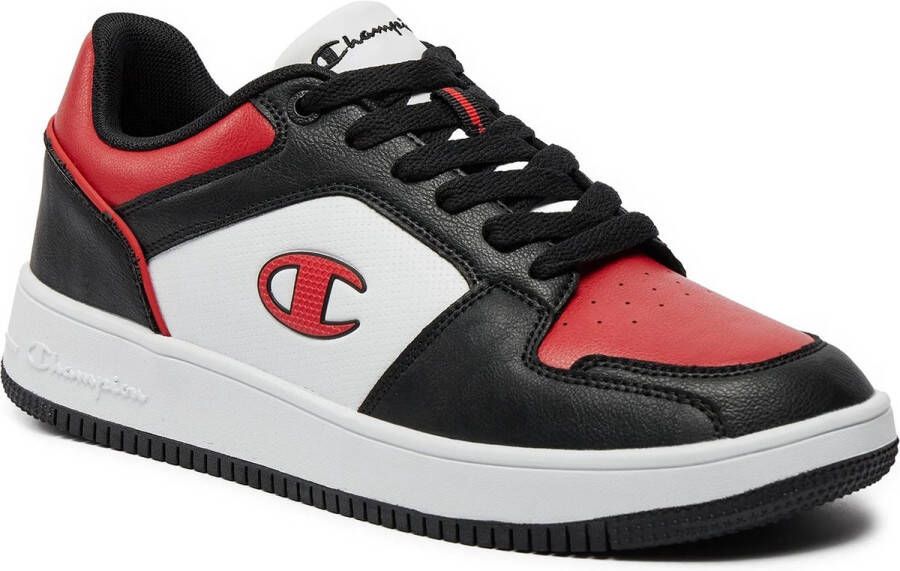 Champion REBOUND 2.0 LOW herensneaker S21906-CHA-KK019 zwart rood wit