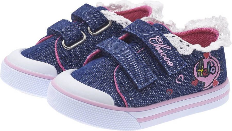 Chicco GIULIA sneaker met dubbel klittenband