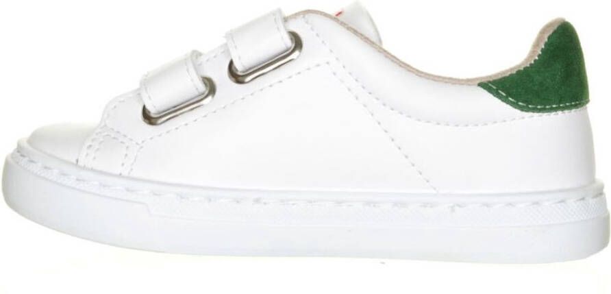 Cienta Wit Leder Velcro