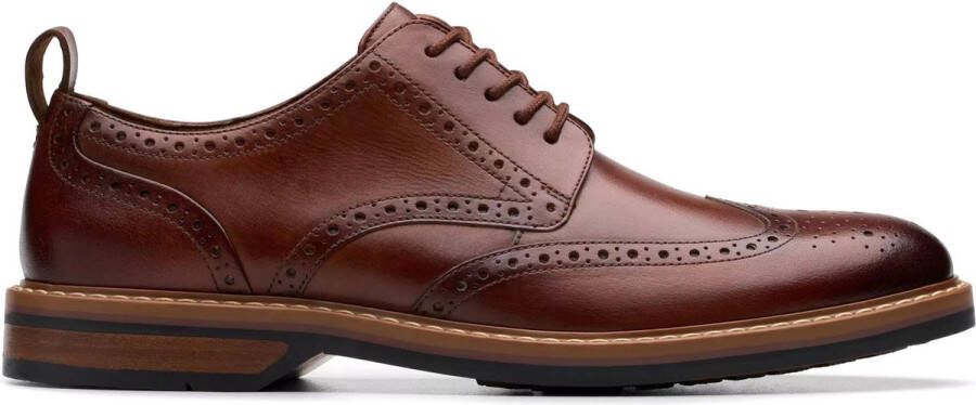 Clarks Bruine veterschoen voor heren Brown Heren