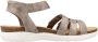 Clarks Comfortabele platte sandalen voor vrouwen Gray Dames - Thumbnail 1