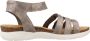 Clarks Stijlvolle Platte Sandalen Gray Dames - Thumbnail 1