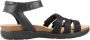 Clarks Stijlvolle Platte Sandalen voor Vrouwen Black Dames - Thumbnail 1