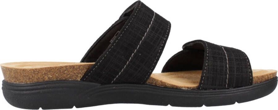 Clarks Sliders Black Dames