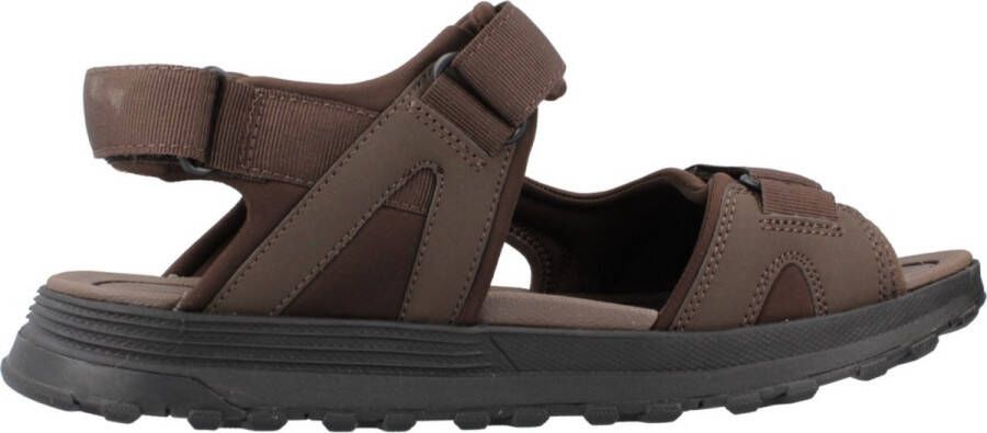 Clarks Heren Zomer Platte Sandalen Brown Heren