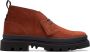 Clarks Bruine Heren Enkellaars Comfortabel Leer Brown Heren - Thumbnail 1