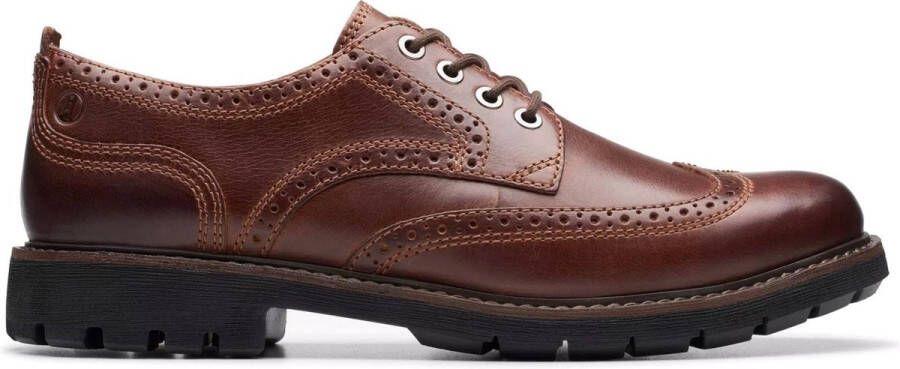 Clarks Bruine veterschoen voor heren Brown Heren