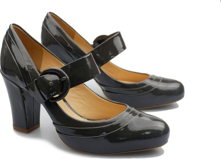 Clarks Elegante damespump met verstelbare band Grijs Dames