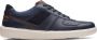 Clarks Cambro Race Heren Sneakers Navy Combi - Thumbnail 1