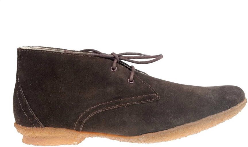 Clarks Klassieke Bruine Suède Enkellaars Bruin Heren