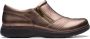 Clarks Bronzen Dames Loafer met Rits Brown Dames - Thumbnail 1