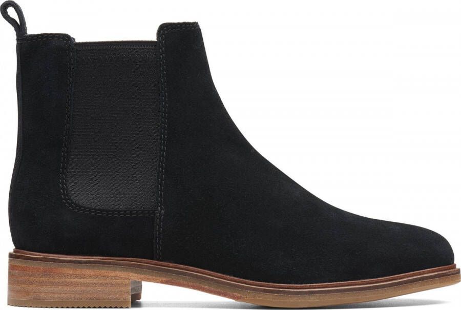 Clarks Clarkdale Arlo Dames Chelsea Boot Black Suede