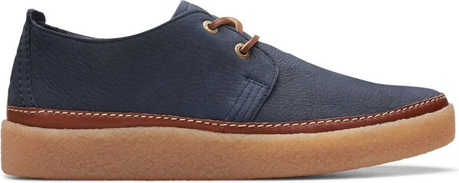 Clarks Clarkwood Low heren veterschoen blauw