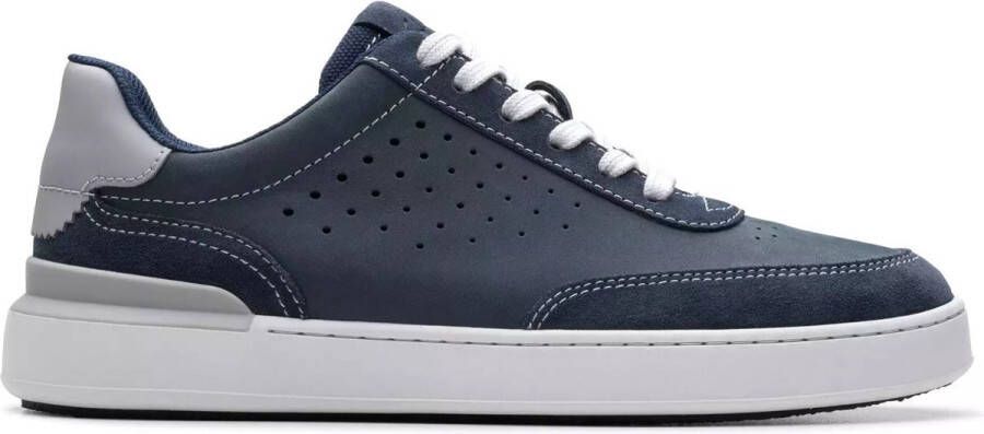 Clarks Courtlite Run heren sneaker blauw