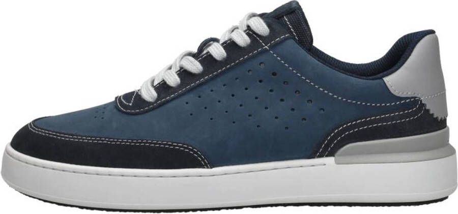 Clarks Elegante Herenschoenen van Nubuck Blue Heren