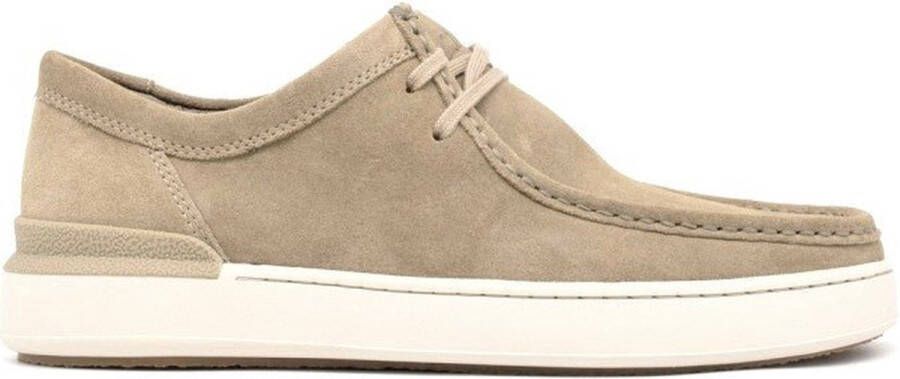 Clarks Veterschoenen Courtlite Seam Uitneembaar voetbed vrijetijdsschoen halfschoen veterschoen