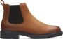 Clarks Bruine Chelsea Boots Orinoco 2 Lane Brown Dames - Thumbnail 1