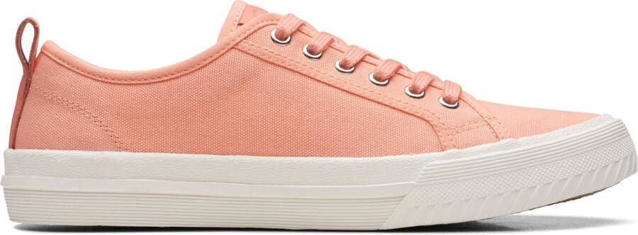 Clarks Dames Roxby Lace D 9 Coral Canvas