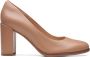 Clarks Dames Freva85 Court D 1 praline leather - Thumbnail 1