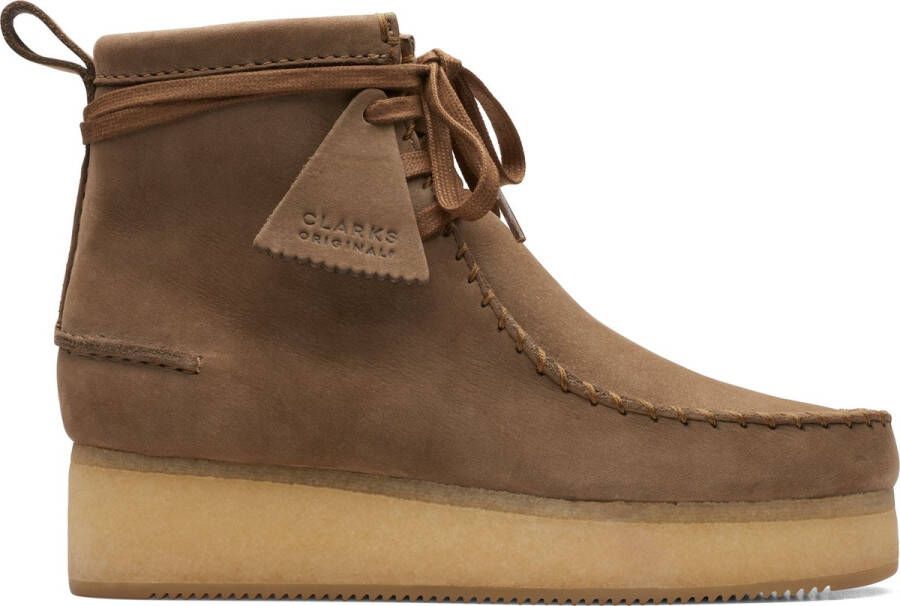 Clarks Dames Wallabee Craft D 4 Light Brown Nbk