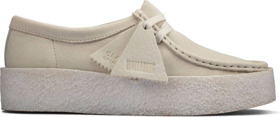 Clarks Dames schoenen Wallabee Cup D white nubuck